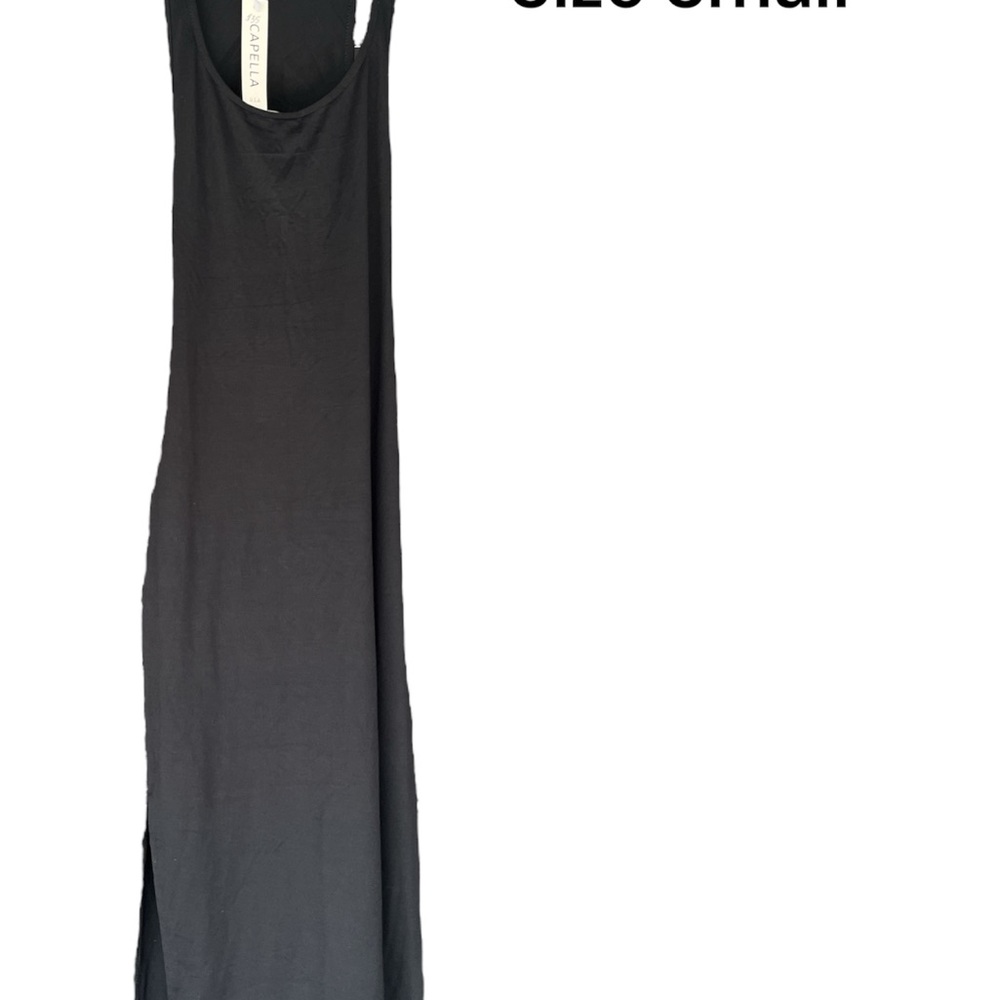 Black Sleeveless Maxi Dress